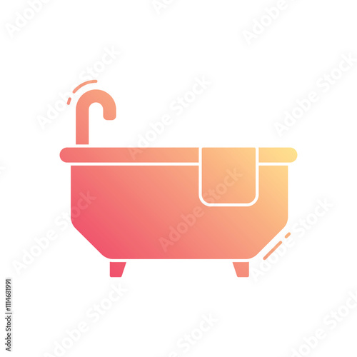 Bathtub  vector icon