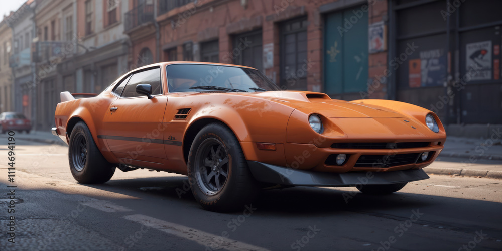 Naklejka premium Classic Beauties: Timeless Cars That Define Generations