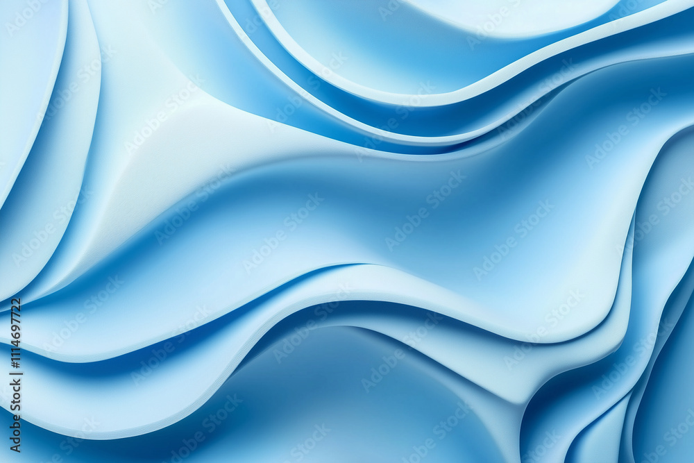 Fototapeta premium abstract blue pastel gradient background