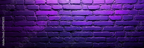 Vibrant lilac brick wall background, perfect for artistic design concepts