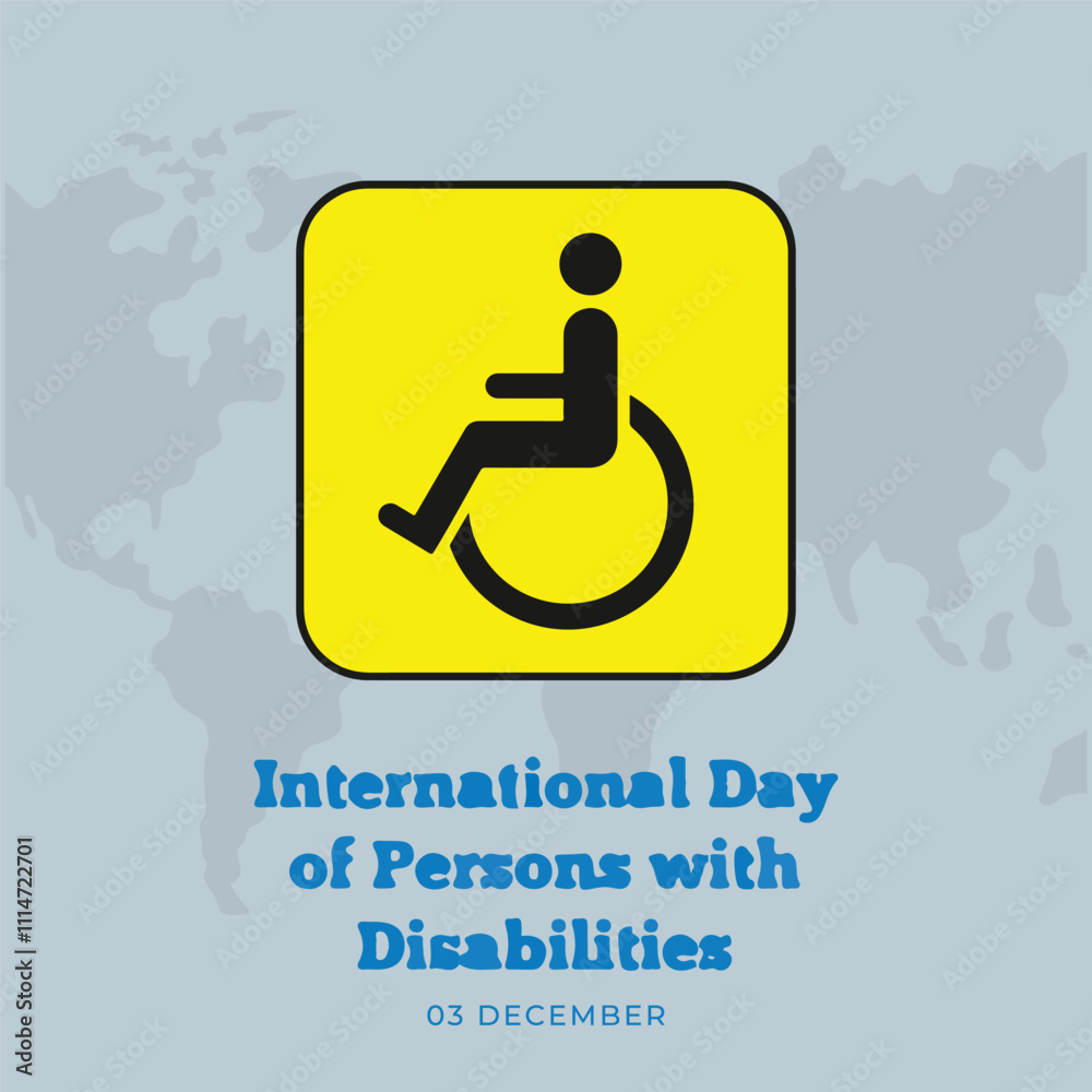 International Day of Persons with Disabilities (IDPD) is celebrated every year on 3 December. to raise awareness of the situation of disabled persons in all aspects of life. Vector illustration International Day of Persons with Disabilities (IDPD) is celebrated every year on 3 December. to raise awareness of the situation of disabled persons in all aspects of life. Vector illustration