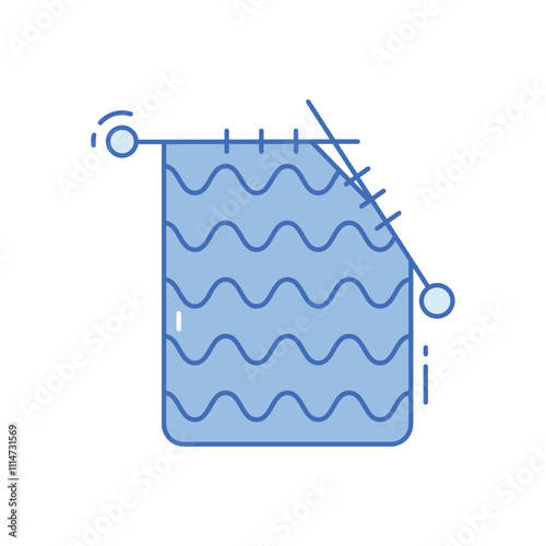 Knitting vector icon