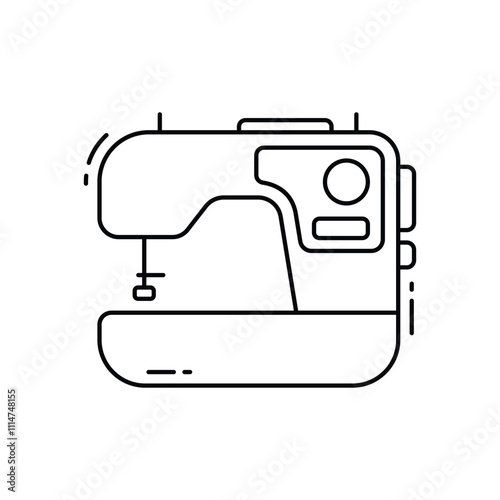 Sewing machine vector icon