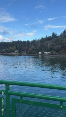 Scenic Ferry Ride Across Puget Sound from Tacoma, Washington to Vashon Island photo