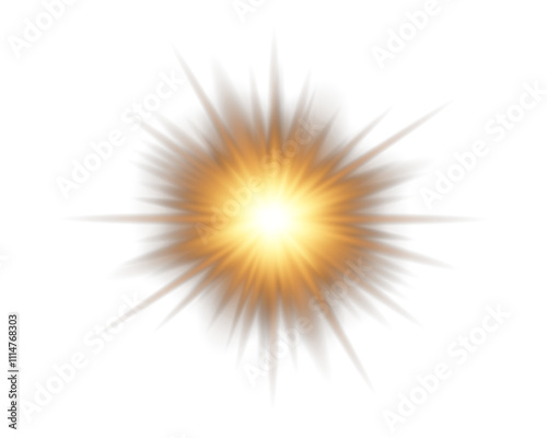 Transparent sunlight with lens flare effect. Vector format. Includes overlays, light, sun, sunrays, transitions, lens flare, light leaks and glare. PNG