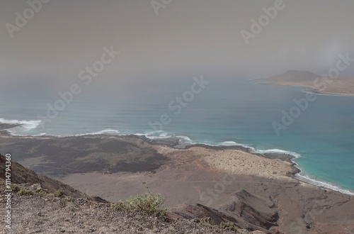 mirador del rio à Lanzarote, archipel des canaries, Espagne photo