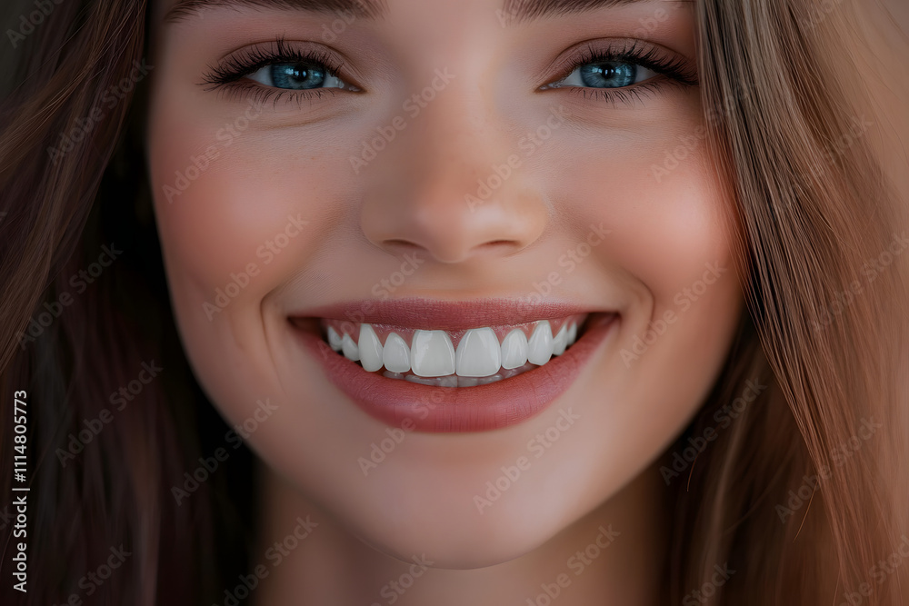Female smile makeover by dental ceramic veneer, porcelain laminate veneers. Female smile makeover by dental ceramic veneer, porcelain laminate veneers.