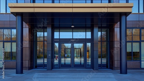 Modern Building Entrance photo