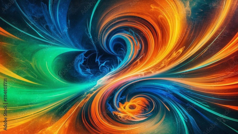 Fototapeta premium Colorful Gradient Wallpaper Background, Desktop Wallpaper