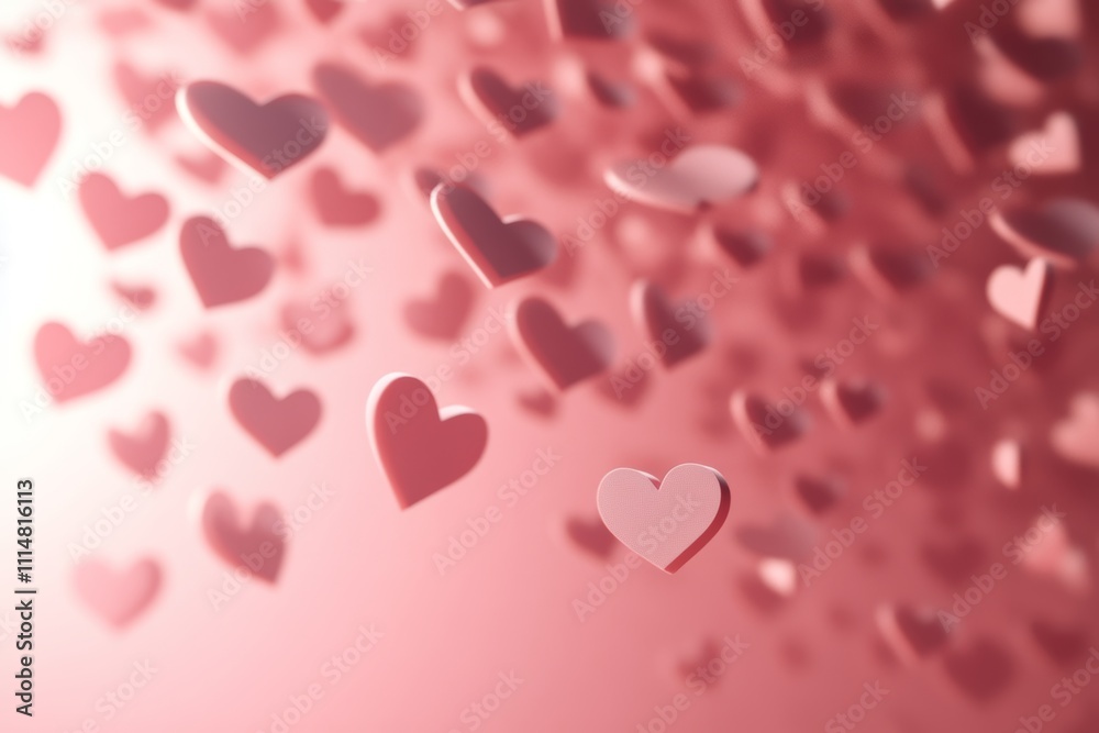 Colorful hearts float gracefully against a soft pink backdrop, evoking feelings of love and joy, perfect for celebrating Valentine's Day. Colorful hearts float gracefully against a soft pink backdrop, evoking feelings of love and joy, perfect for celebrating Valentine's Day.