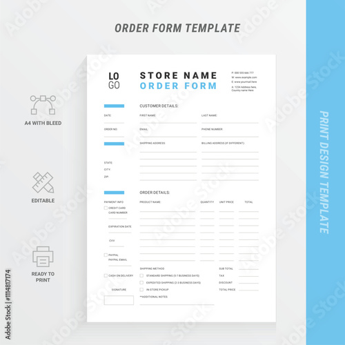 Purchase Order Form Template