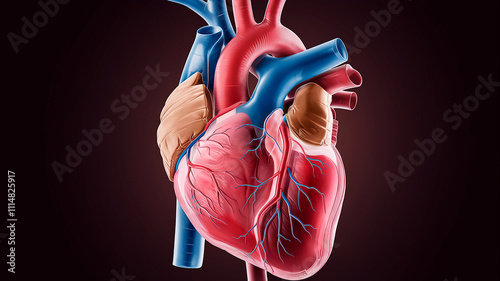human anatomy heart 3d realistic medicine life coração