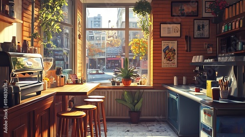 Great cofee and cafe illustrations