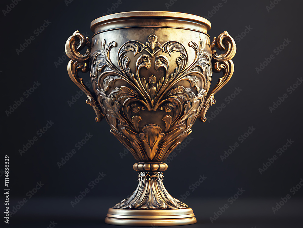 Fototapeta premium The trophy for the computer video game championship