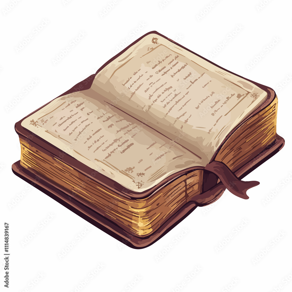 Fototapeta premium Holy Bible Design Vector Illustration on White Background