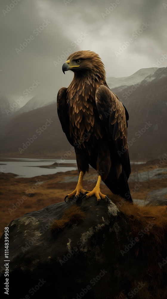Fototapeta premium american bald eagle