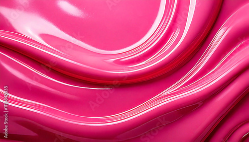 Glossy magenta pink paint lip gloss texture cosmetic makeup product background