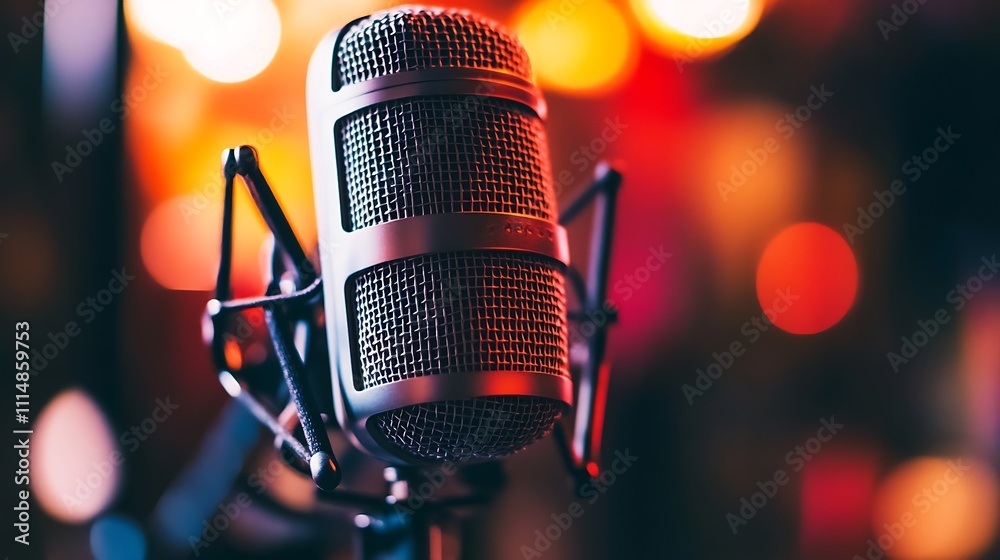 Professional Microphone Capturing the Sound Professional Microphone Capturing the Sound