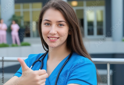 Free Download portrait of a female doctor - GFXLoad