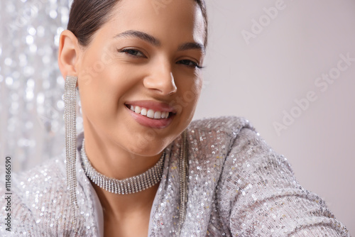 Fashionable young woman in ...