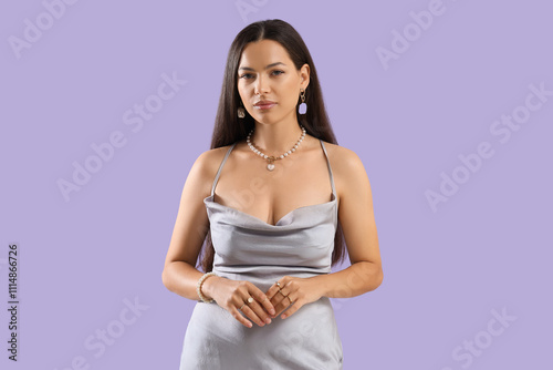 Fashionable young woman in ...