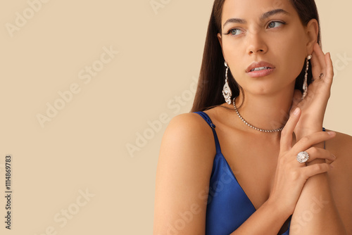 Fashionable young woman in ...