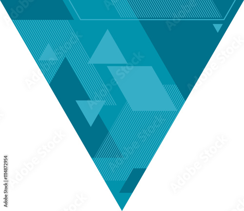 abstract triangle geometric background