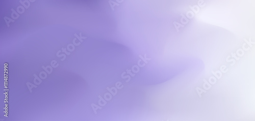 Calm and tranquil light violet and white vector fluid mesh gradient background. Abstract soft y2k pastel purple liquid digital watercolor for technology business banner design, print, surface