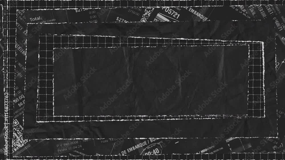 A dark and textured black grunge background with a distressed  border, creating a vintage and industrial aesthetic.