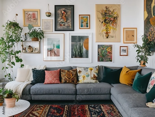 Modern Elegance: A Contemporary Living Room with Sophisticated Accents