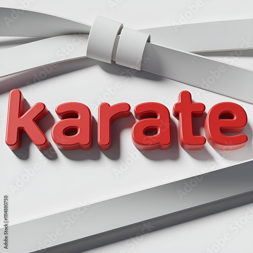 Karate white belt