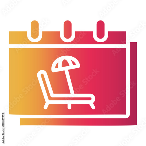 holidays Gradient icon