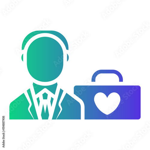 workaholic Gradient icon