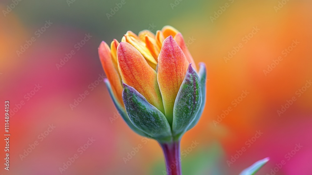 Fototapeta premium Orange Flower Bud