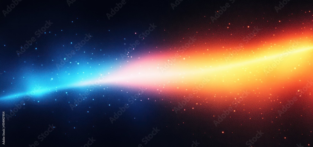 Obraz premium Vibrant Gradient Background Blue Orange Light Abstract Soft Focus Modern Design