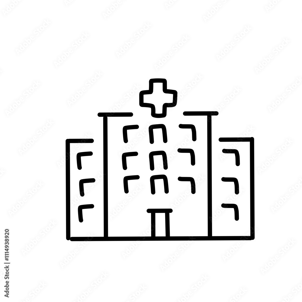 Obraz premium Sos Outline Icon