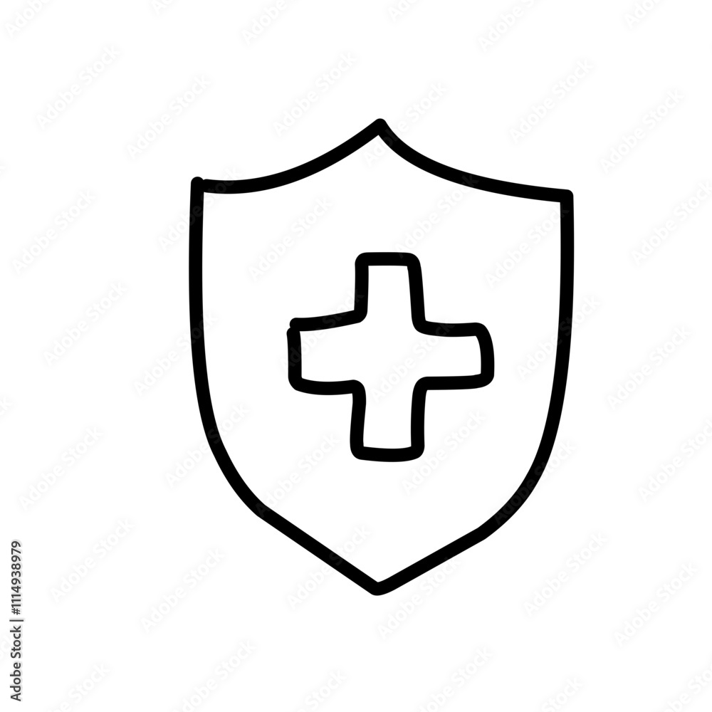 Obraz premium Sos Outline Icon