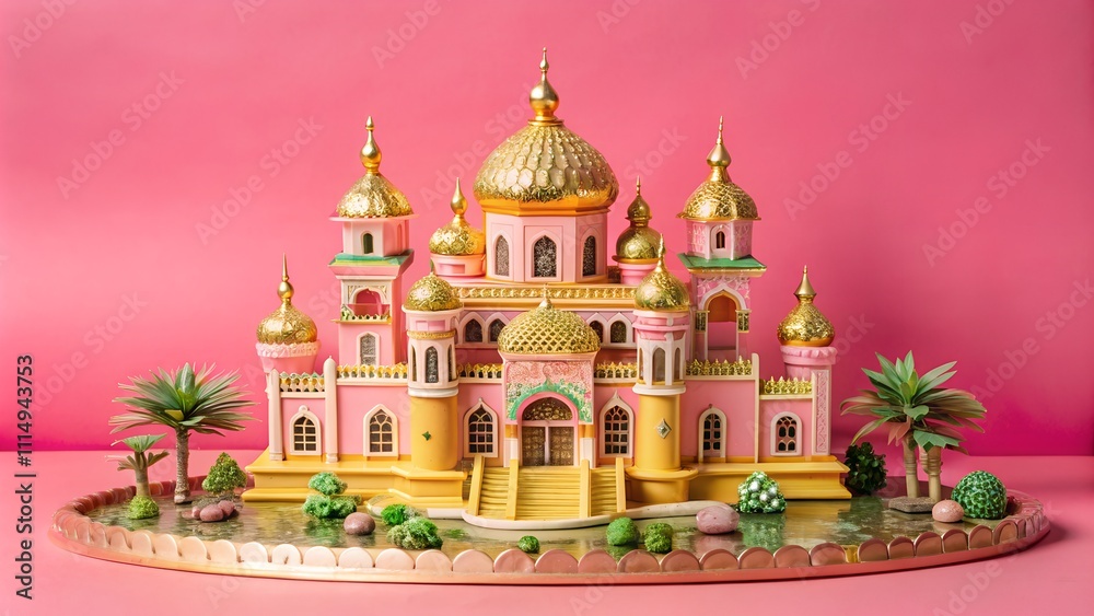 the possessed palace miniature style in studio background with high detailing the possessed palace miniature style in studio background with high detailing