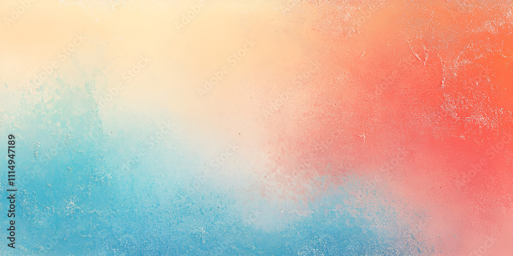 Fototapeta premium Vibrant Orange and Blue Smoke Background