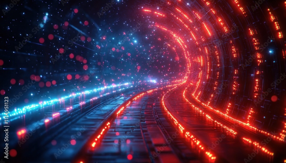 Digital Connectivity Bridge: Exploring Blockchain Technology and AI Innovations in the Cyberpunk Landscape