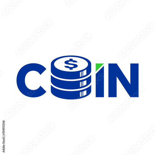 COIN logo with additional stack of coins