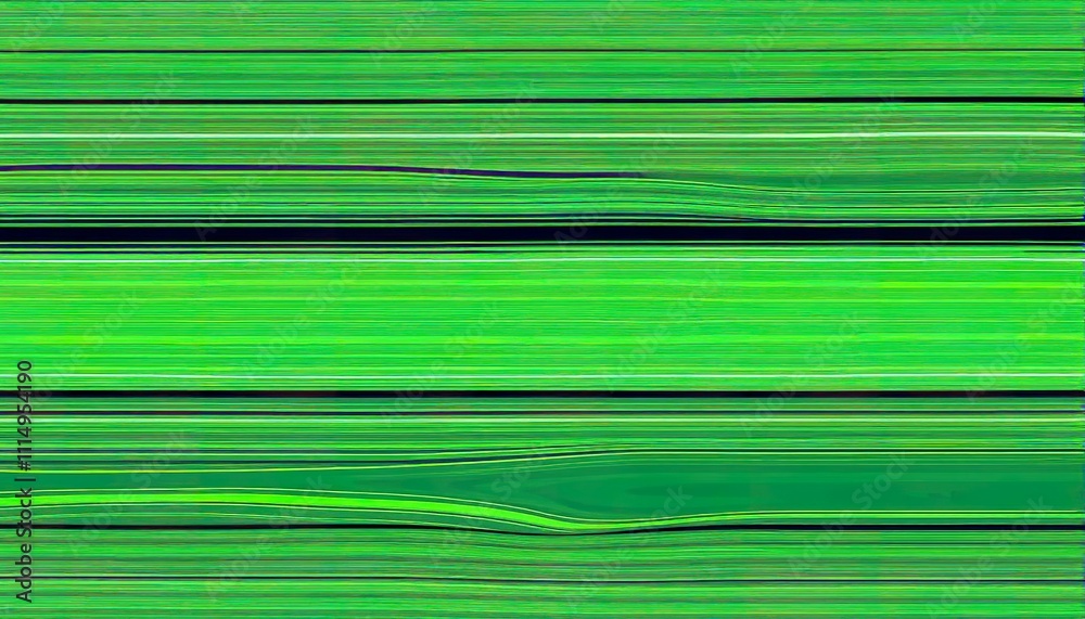 Obraz premium Abstract Green Horizontal Lines Pattern Design
