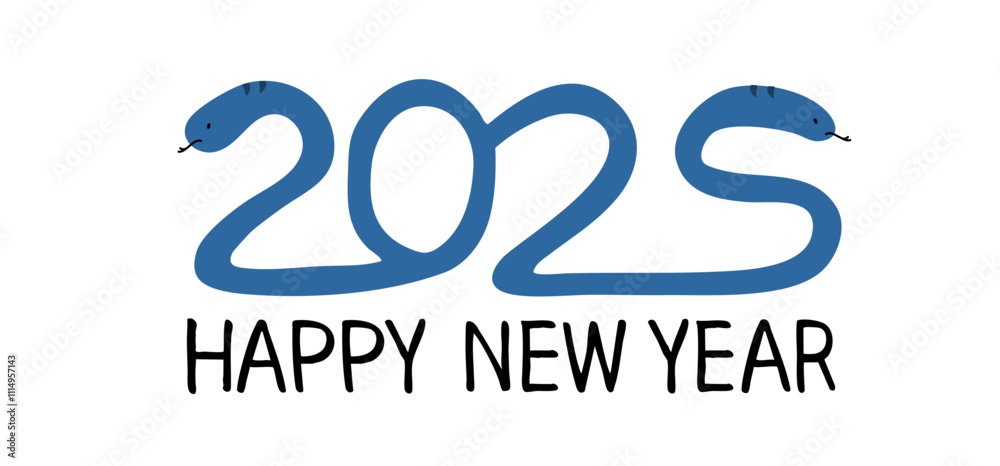 Obraz premium 2025 HAPPY NEW YEAR