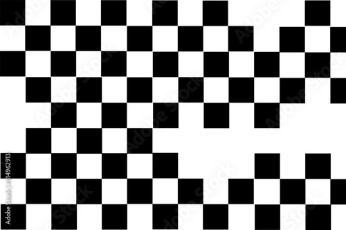 black and white chess board