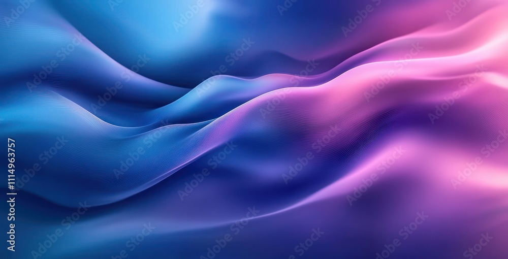 Fototapeta premium Abstract Blue Violet Gradient Flow Background Design