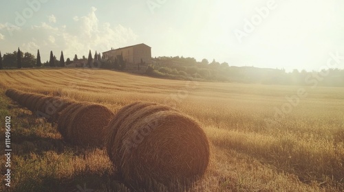 Harvest of Labor. The golden wheat fields, bathed in sunlight, represent the fruition of hard work and the abundant blessings of a bountiful harvest.
