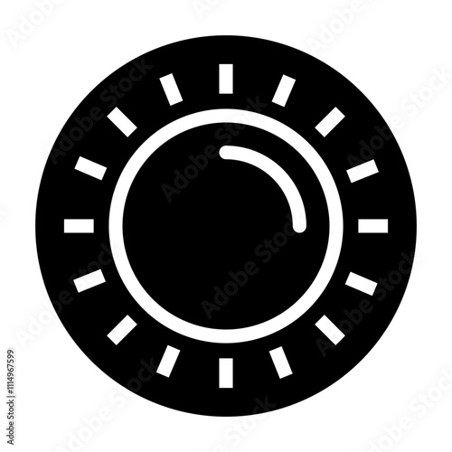 disposable plate Solid icon