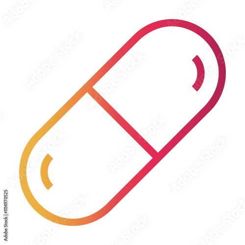 Free Download capsule Line Gradient Icon - GFXLoad