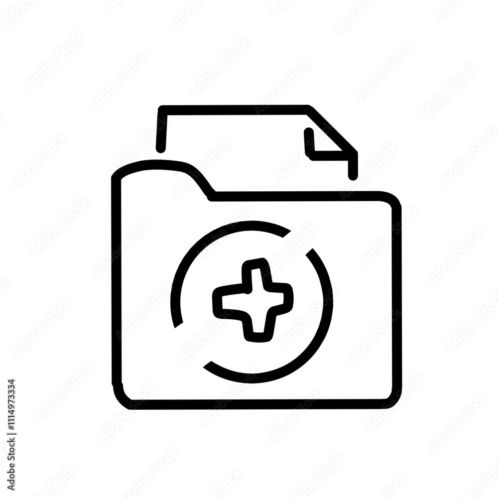 Fototapeta premium Medical outline Icon