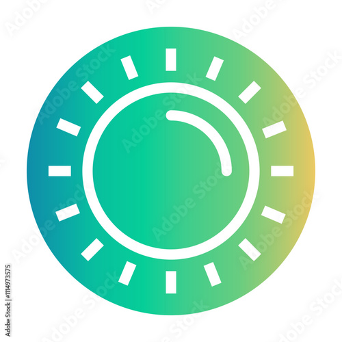 disposable plate Gradient icon